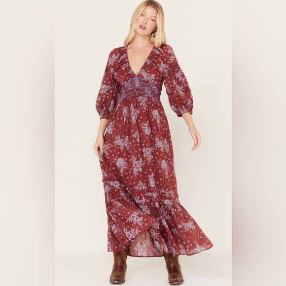 FREE PEOPLE Golden Hour Border Maxi
Bohemian Printed Dress Size M - Picture 6 of 16